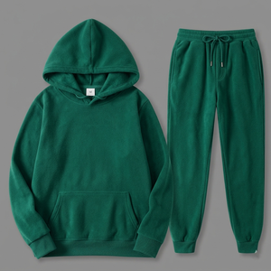 ชุดวอร์มผู้ชายสั่งทำขายส่ง ชุดวอร์มผ้าฝ้ายสำหรับแบรนด์ยิมในสหรัฐอเมริกา โปรแกรมเสื้อผ้าระดับพรีเมียม คุณภาพหนัก - Product Image 2