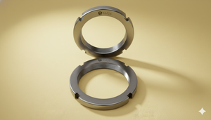 DIN 981 KM26 <b>Lock</b> Nut Heavy Industry Use CLASS 4 Self-Locking Fully <b>Threaded</b> Right Hand Bearing Natural Finish CNC Nut SE Brand - Product Image 5