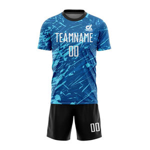 Nouveau style de maillot de football d'entraînement respirant à manches courtes, couleur unie, logo personnalisé, fabriqué au Pakistan, meilleure qualité - Product Image 1