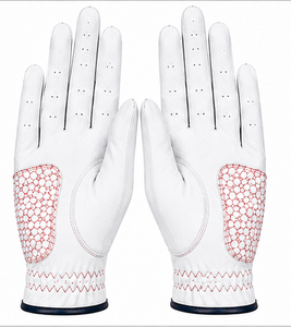 Gants de golf en cuir Cabretta de qualité supérieure, durables, prix d'usine, logo personnalisé pour hommes et femmes, adhérence douce, accessoires de golf sportifs - Product Image 1
