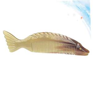 หวีผมรูปปลาสำหรับผู้หญิง ช่วยแก้ปัญหาผมพันกัน ป้องกันไฟฟ้าสถิตย์ พกพาสะดวก ใช้สำหรับยืดผมให้เรียบ - Product Image 4