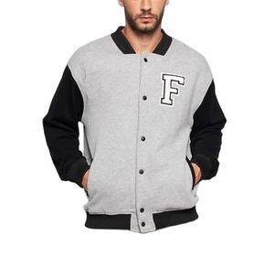 High Quality Embroidery Customized Logo Thick <b>Letter</b> Front Vintage Style Baseball <b>Jacket</b> for <b>Men</b> - Product Image 1