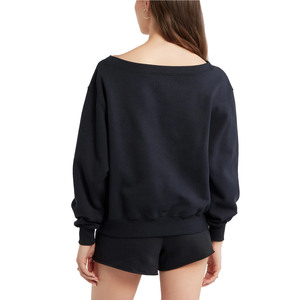 Sudadera Corta con Capucha para Mujer, Manga Larga, Color Sólido, Tejido de Algodón, Ropa de Otoño - Product Image 2