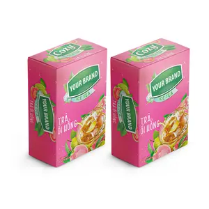 ピンクグアバジュースドリンクインスタントパウダーカスタマイズ成分紅茶パウダーバルクパッケージティーパッケージ