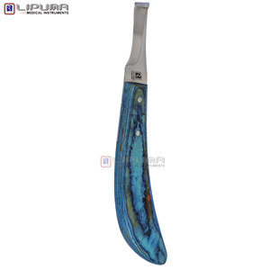 Cuchillo Afilado para Pezuñas de Ganado, Mango de Madera, Hoja Duradera para Cortar Patas de Toro, Recortador para Ganado Lechero, Equipo Veterinario OEM ODM - Product Image 3