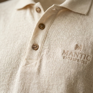 Nueva Llegada, Camiseta Polo Personalizada Informal de Manga Corta a Rayas con Botones, Tela de Rizo Suave con Corduroy para Hombre - Product Image 6