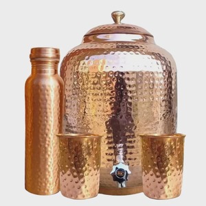 High Quality Copper <b>Water</b> Pot <b>Dispenser</b> Rustproof Leakproof Elegant Handcrafted Design <b>for</b> Home & <b>Office</b> Use - Product Image 6