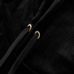 Sudadera con Capucha de Terciopelo Premium, Logotipo Personalizado Bordado, Impresión Digital, Unisex, Casual, Holgada, Invierno, 100% Algodón, con Bolsillo, Suave, al por Mayor - Product Image 3