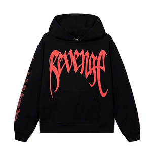 Vente directe d'usine, sweats à capuche avec impression en relief, nouvelle arrivée, vêtements d'extérieur, sweats à capuche en coton mélangé avec impression en relief - Product Image 1