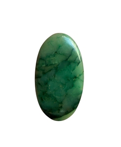 Cabujón de Jade Verde Natural, Corte Ovalado, Pulido, Gema Suelta con Cambio de Color para Joyería - Product Image 1