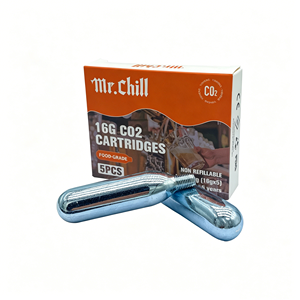 Cartouche de <span class=keywords><strong>gaz</strong></span> CO2 filetée de 16 g pour système de bière pression, mini-fût, distributeur de bière portable - Product Image 1