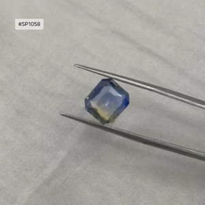 Pierre précieuse octogonale naturelle de qualité 3A, Pitambri, avec un attrayant double ton de couleur, idéale pour les créations de bijoux haut de gamme et les pierres précieuses. - Product Image 1