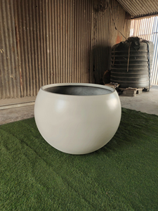 Maceta Colgante Circular de Fibra de Vidrio Ligera y Duradera de KNT Creations, Moderna y Clásica, para Interiores y Exteriores, para Hogar y Jardín - Product Image 3