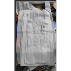 Sac de courses en non-tissé à motif géométrique W-Cut haute résistance pour produits lourds (capacité 8-12 kg) - Product Image 1