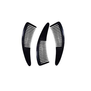 Natural Black Horn <b>Comb</b> Eco-Friendly High Quality Barber Pro Fine Tooth <b>Hair</b> <b>Comb</b> Women Indian Handmade - Product Image 2