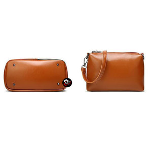 Bolsos de Cuero Genuino de Moda AZORES SPORTS, Modernos y Duraderos para Mujer, Trabajo, Compras, Viajes, Elegantes con Cierre de Cremallera, Personalizables para Exteriores - Product Image 3