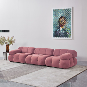 Canapé modulaire moderne en forme de L, style <span class=keywords><strong>Bellini</strong></span>, compressé, en mousse, livré en boîte, pour salon de luxe ou hôtel - Product Image 2