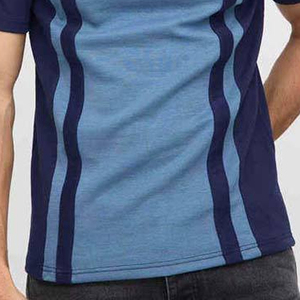 เสื้อโปโลแขนสั้นทรงเข้ารูปแบบซิป คอปก สำหรับผู้ชาย ดีไซน์ OEM พิมพ์ลาย เสื้อโปโลผู้ชาย ใส่สบาย - Product Image 5