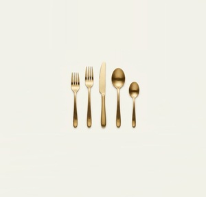 Gold Cutlery Set Stainless Steel Flatware Electroplated <b>Mirror</b> Polished Hotel Restaurant Silverware Wedding Tableware Knife Fork - Product Image 5