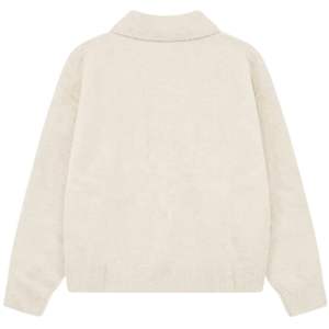 Suéter Polo de Punto para Hombre, Manga Larga, Color Beige, Textura Suave, Cuello con Botones, Estilo Casual, Invierno, Mezcla de Algodón, OEM - Product Image 2