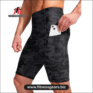 High Performance Eco-Friendly Breathable Spandex/Polyester <b>Cycling</b> <b>Shorts</b> Customizable Options Men-<b>Padded</b> Comfort Quick Dry - Product Image 3