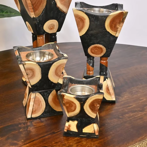High quality Handmade Luxury Wooden Resin Bakhoor Burner for <b>Islamic</b> <b>Gift</b> Collection at cheapest prices - Product Image 1