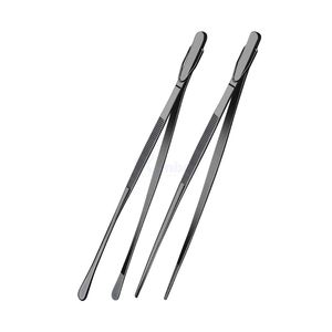 แหนบสแตนเลสเกรดสูง 20 ซม. แหนบครัวแบบยาวพิเศษสำหรับเชฟทำซูชิ - Product Image 2