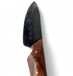 Custom Handcrafted Forged Steel Outdoor Utility <b>Tool</b> with Natural Rosewood Handle - Product Image 3
