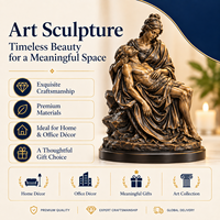 Statues Religieuses Catholiques Décoratives en Bronze de Haute Qualité, Fabrication Directe d'Usine, Faible MOQ, Vente en Gros