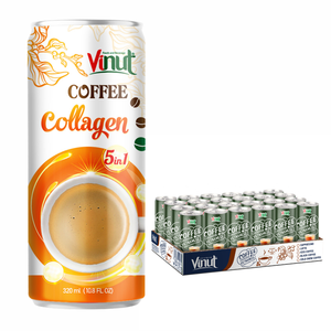 Bebida de café con colágeno VINUT 320ml-Sin OGM, sin lácteos, sin gluten, Arábica y Robusta, Etiqueta Privada, muestra gratis, OEM/ODM - Product Image 1