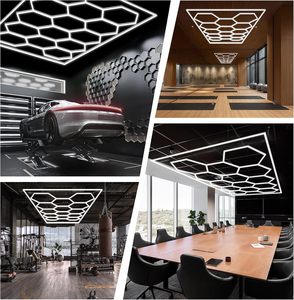 ไฟโรงรถ LED แบบรังผึ้ง แผงหกเหลี่ยมแบบเชื่อมต่อกันได้ - Product Image 6