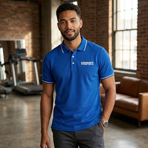 Impression de logo personnalisée en relief pour chemises, vêtements de sport pour hommes en coton tricoté 100% premium, anti-plis, manches courtes, service OEM - Product Image 3