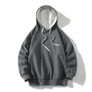Sudadera con Capucha Unisex de Felpa 100% Algodón, 500 GSM, Corte Holgado, Transpirable, Bordada, Estilo Urbano Ecológico - Product Image 5