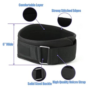 Cinturón de Levantamiento de Pesas Unisex Ajustable y Transpirable de EVA de 10 mm de Grosor con Soporte Lumbar y Cierre de Hebilla para Protección Profesional en Entrenamientos de Fuerza - Product Image 6