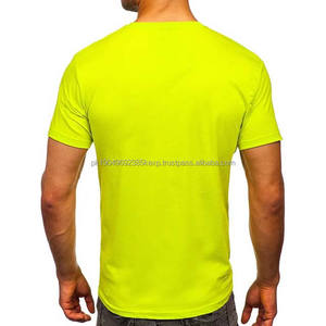 Camisetas de Hombre Slim Fitness, Tallas Grandes, Estilo Urbano, Cuello Redondo, Manga Corta, Algodón y Poliéster, Camisetas de Verano para Hombre, OEM - Product Image 4