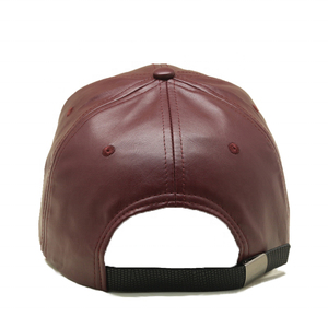 OEM Custom Classic <b>Plain</b> PU <b>Baseball</b> <b>Cap</b> Fashion Blank Logo Leather <b>Cap</b> Sport Hat for Men and Women - Product Image 4