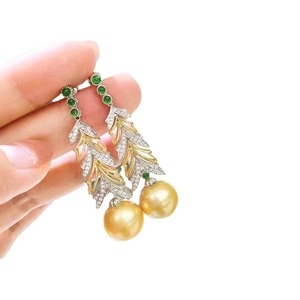 Boucles d'oreilles pendantes en perles d'eau douce Edison, style luxe léger, élégantes, polyvalentes, bijoux en perles naturelles - Product Image 5