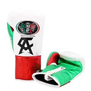 Nouveauté, gants de boxe professionnels en cuir de vache véritable de qualité supérieure, fabriqués en usine, sans vie, sans boxe, avec impression CA - Product Image 1