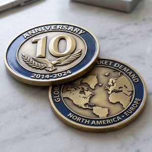 Monedas Personalizadas en 3D con Alto Relieve y Relleno de Esmalte, Marktex - Product Image 2