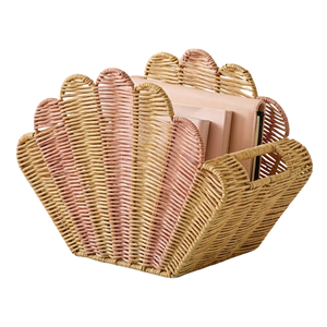 Best Choice Rattan Sell Shaped Basket For Kids, Natural Woven Children's Toy <b>Storage</b> & Organizer Basket, OEM Wholesale Vietnam - Product Image 1