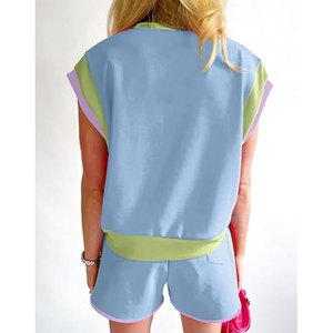 Nouvel ensemble deux pièces pour femme, tenue de travail décontractée, 2026, 100% coton satiné, écologique - Product Image 2