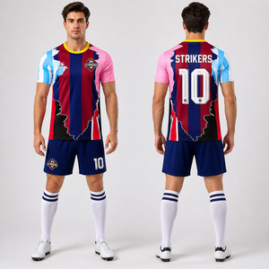 Conjuntos de Camisetas de Fútbol sin Mangas Transpirables y Antibacterianos de Alta Calidad, Nuevo Diseño de Última Tendencia, Fabricación en Equipo - Product Image 2