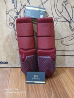 BRAND ZONE Protège-tendons en néoprène pour chevaux, ensemble de 4 protections pour les jambes, comprenant deux protections avant et deux protections arrière