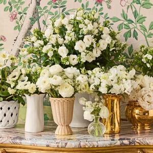 Elegant <b>Small</b> Wicker <b>Vase</b> Decorative Table <b>Vase</b> Natural Rattan Flower Holder Rustic Accent Piece Ideal For Home Decor Styling - Product Image 4