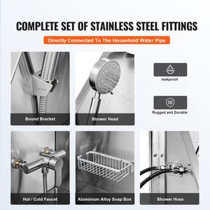 Vasca Professionale per Toelettatura Cani in Acciaio Inox da 34 Pollici con Rubinetto, Stazione di Bagno per Cani con Accessori Completi, Rampa e Cassetto Portaoggetti - Product Image 6