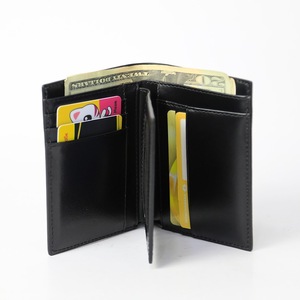 2024 tendance portefeuille à deux volets personnalisé de haute qualité en cuir de vache véritable portefeuille pour hommes de haute qualité de luxe Logo personnalisé - Product Image 4