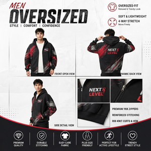 Sublimation Printed Zipper <b>Hoodie</b> Men Street Style Hooded Zipper Sportswear Long Sleeve Hoodies Men Full Zip-up Hoodies - Product Image 5