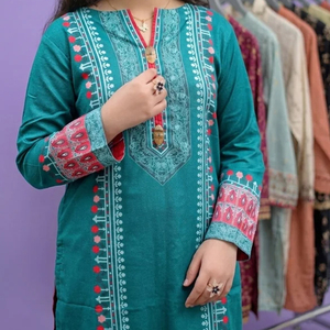 Ensemble de 3 pièces pour femmes pakistanaises, tenue brodée de luxe, vente en gros, sur mesure, 2026, à vendre - Product Image 2