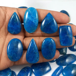 Apatita Natural Cabujón, Piedra Preciosa Suelta, Lote al por Mayor de Cuarzo de Base Plana para Sanación - Product Image 2