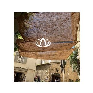 Vela de Sombra de Coco de Alta Calidad y Estética |   Toldo de Fibra de Coco Natural Sostenible para Exteriores - Product Image 1